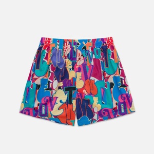 Vente en gros de shorts de gymnastique de basket-ball pour hommes entrejambe de 5 pouces respirant 100% polyester design de rue haute avec poches en maille lourde - Product Image 2