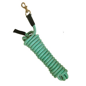 Cuerda de Nylon de Primera Calidad para Caballos, Cuerda de Nylon de Dos Tonos Personalizada con Extremos de Cuero - Product Image 4