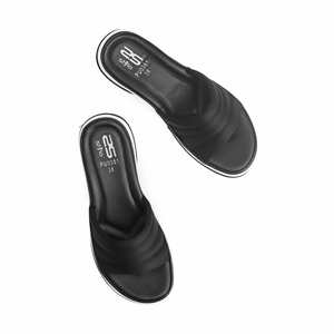 Pantoufles de sport formelles noires PU0351 - Product Image 1