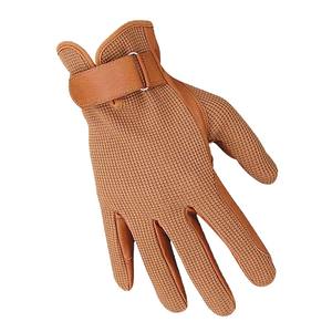 Gants d'équitation respirants de qualité supérieure avec grip antidérapant et doigts compatibles avec les écrans tactiles pour une pratique équestre confortable - Product Image 3