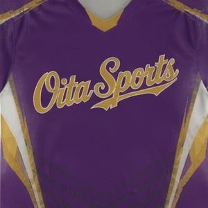 Ensemble d'uniformes de lacrosse sublimés unisexe violet et or, légers, en polyester, réversibles, pour l'entraînement et les matchs sportifs - Product Image 5