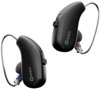 Recent gelanceerde Widex Allure ARRD1 440 RIC oplaadbare hoortoestellen met Bluetooth en digitale ruisonderdrukking, programmeerbaar.