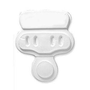 Protège-hanches de football pour adulte, renforcés, blancs, 3 pièces, de qualité supérieure, légers et à fentes - Product Image 2