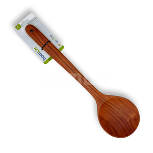 OEM Natural Eco Friendly Godiva Size M Teak Wood Ladle Sustainable Food Safe No <b>Paint</b> Halal Customized Wooden Soup Spoon - Product Image 1