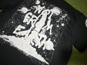 เสื้อยืดโอเวอร์ไซส์ทรงบ็อกซี่ ผ้าฝ้าย 100% รักษ์โลก พิมพ์ลายสกรีนแบบกำหนดเองได้ สไตล์วินเทจแนวสตรีทสำหรับผู้ชาย - Product Image 4