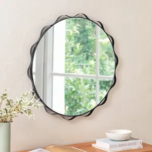 Étagère murale en métal faite à la main, moderne, artistique, écologique, à suspendre, pour chambre, salon, entrée, couloir, décoration intérieure, dorée - Product Image 5