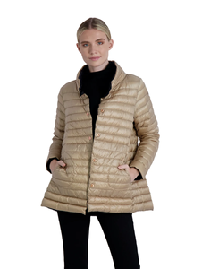 Winter 2026 Reversible Padded Bomber <b>Jacket</b> with Black and Gold Warm Puff Insulation - Product Image 5