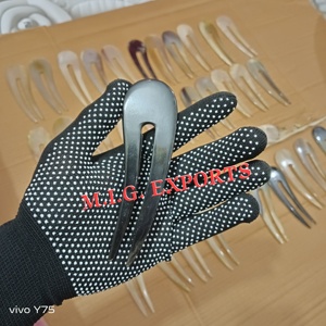 Buffalo Natural Black Horn Hair <b>Pin</b> or Sticks or Hair Fork used to secure buns, chignons, and French twists. These <b>pins</b> are good - Product Image 3