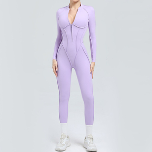 Ensemble de yoga personnalisé de haute qualité pour femme – Motif uni, respirant, léger, séchage rapide, écologique, taille mi-haute élastique, pour activités sportives - Product Image 6