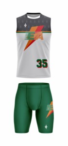Uniforme 7v7 de alta calidad para unisex, diseño liso de color sólido, uniforme 7v7 con logotipo personalizado por sublimación - Product Image 5