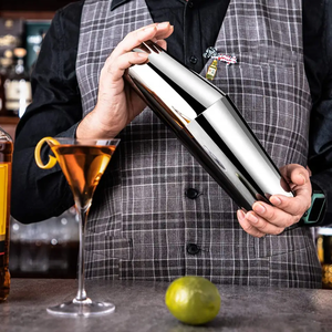 Shakers à cocktails Boston en acier inoxydable sans poids, ustensiles de bar, shakers à cocktails 20oz 25oz, boîtes métalliques pour barman - Product Image 3