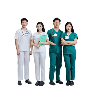 ชุดสครับทางการแพทย์แบบมีสีสันสำหรับโรงพยาบาลเสื้อผ้าพิมพ์ลายทันสมัยกันน้ำยี่ห้อโรงงาน - Product Image 1