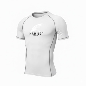 เสื้อคอมเพรสชั่นผู้ชายปี 2024 โลโก้สั่งทำ คุณภาพสูง ระบายอากาศได้ดี ผ้าถักเนื้อแน่น สวมใส่สบาย คอกลม แขนยาว - Product Image 4