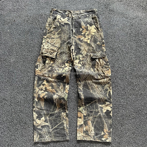 Custom <b>Camouflage</b> Casual Baggy Jogger Pants Streetwear Fashion Pockets Straight Leg <b>Trousers</b> Midweight Anti-Pilling for <b>Men</b> 100% - Product Image 1