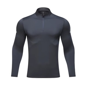 Custom Compression Fitness T Shirt Manufacturer Gym Activewear Moisture Wicking <b>Polyester</b> Spandex Screen Print Embroidery - Product Image 2