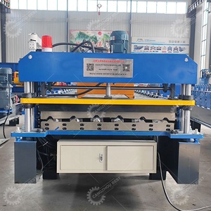 Máquina Formadora de Rollos de Láminas Trapezoidales de Acero Galvanizado de Alto Rendimiento Popular <span class=keywords><strong>en</strong></span> Irak - Product Image 2