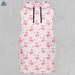 Nouveauté 2026 – Service OEM/ODM – Sweat à capuche sans manches rose et blanc fait main au design unique – Produit très demandé pour l'extérieur - Product Image 4