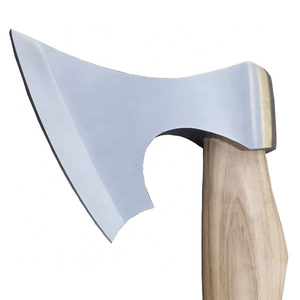 Traditional Rustic Design Outdoor Carbon Steel Handmade Viking <b>Axe</b> Hand Forged Carbon Steel Blade Durable Wooden <b>Handle</b> - Product Image 4