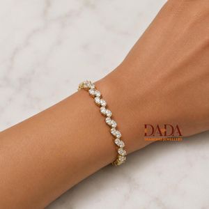 Timeless Oval Lab Grown Diamond <b>Bracelet</b> for Women Elegant Luxury Fine Jewelry Bridal Fashion Accessory - Product Image 1