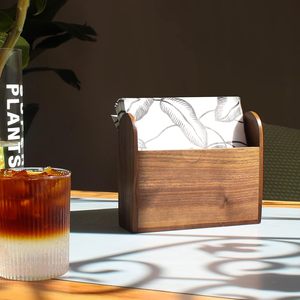 Porte-serviettes en bois de noyer, porte-serviettes en bois adapté à la cuisine, au restaurant, au bar, à la décoration de la maison, décoration de table - Product Image 1