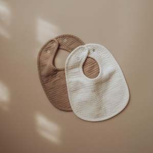 Bavoirs en mousseline pour bébé 95% bambou 5% élasthanne - Ajustement élastique, couche super absorbante - Product Image 5