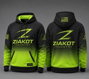 Sudadera con Capucha Deportiva Blanca Real con Degradado 3D y Forma Cuadrada, Personalizada y Cosida, la Más Vendida de la Industria, Venta al por Mayor Directa - Product Image 4