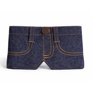 Mini Denim Coin Purse <b>Wallet</b> Portable <b>Card</b> Holder Compact Cash Storage Accessory <b>For</b> Women and <b>Men</b> Jeans <b>Wallet</b> - Product Image 1