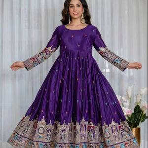 Presentamos la Nueva Colección de Conjuntos de Vestido y Pantalón con Dupatta para Fiestas, Completamente Cosidos - Product Image 1