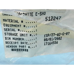 Eaton / Axcelis 17164580 Target Graphite E-Shower - Équipement et pièces semi-conductrices d'occasion fiables à l'échelle mondiale - Product Image 6
