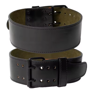 เข็มขัดยกน้ำหนักสำหรับผู้ชายและผู้หญิง เข็มขัดยกน้ำหนักหนัง เข็มขัดพยุงหลังสำหรับยกน้ำหนัก - Product Image 5