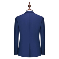 Costume de marié trois pièces sur mesure, coupe ajustée, respirant, imperméable, grande taille, automne-hiver, blazer italien croisé de haute qualité