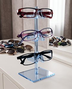 Présentoir de comptoir de luxe en acrylique de qualité supérieure pour lunettes de soleil Solution ultime présentant des espaces de vente au détail et personnels de lunettes - Product Image 2