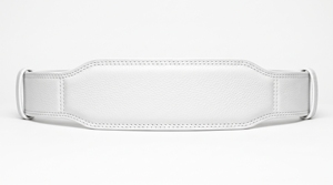 Cinturón de Cuero Vacuno Blanco Dumela de 100 mm con Hebilla de Pin, Impresión por Transferencia de Calor, Estilo Casual y Duradero - Product Image 2