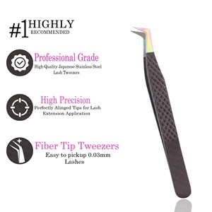 Las pinzas de agarre de diamante para técnico profesional de pestañas transformarán su proceso de pestañas extensiones de pestañas de larga duración en poco tiempo - Product Image 4