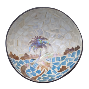 Mother of Pearl Coconut Bowls Wholesale with Palm <b>Tree</b> Inserts Coconut Bowls Set Vietnam Factory Competitive Prices OEM - Product Image 6