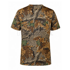 เสื้อยืดผ้าฝ้าย 100% น้ำหนักเบา แขนสั้น สำหรับกิจกรรมกลางแจ้ง ล่าสัตว์ ตกปลา ตั้งแคมป์ เดินป่า ฤดูหนาว - Product Image 3