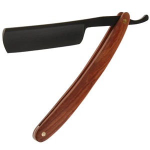 TARIQXPORT Beauty <b>Care</b> Professional Men's Hair <b>Beard</b> Shaving Tool Stainless Steel Barber Folding Straight Razor Wooden Handle - Product Image 1