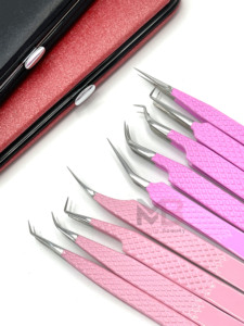 Pinzas Profesionales para Vello Facial, Pinzas de Precisión de Acero Inoxidable para Depilación de Cejas y Aplicación de Pestañas - Product Image 6