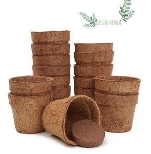 Maceta de Fibra de Coco de Tamaño Personalizado de Eco2go Vietnam - Macetas Biodegradables Ecológicas para Agricultura en Invernadero y Entrenamiento de Raíces - Product Image 6