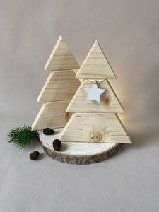 Ornement de Noël en bois personnalisé à suspendre pour la maison, les fêtes, les mariages et les célébrations - Product Image 4