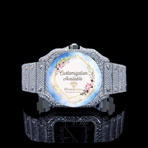 Reloj Inteligente de Acero Inoxidable con Caja Redonda de 40 mm, Personalización Disponible, Joyería de Moda para Mujer - Product Image 1