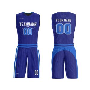 Conjunto de Uniforme de Baloncesto Sublimado Personalizado con Nombre del Equipo 00, Camiseta sin Mangas con Cuello en V y Pantalones Cortos de Malla, Ropa Deportiva que Absorbe la Humedad - Product Image 6