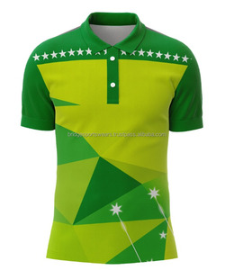 Maillot de cricket personnalisé avec logo, col montant, manches courtes, respirant, anti-humidité, grandes tailles, tenue d'équipe - Product Image 5