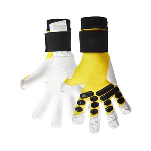 Gants de gardien de but de football professionnels de haute qualité avec logo OEM en gros, protection renforcée des doigts, pour matchs de football - Product Image 3