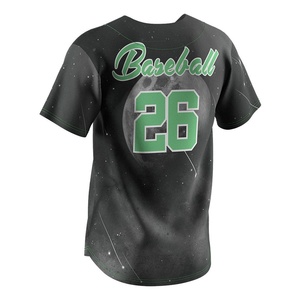 Top Selling Cheap Price Breathable Baseball Jersey Plus Size Light <b>Weight</b> Unisex Jersey Latest Design <b>for</b> Online <b>Sale</b> - Product Image 5