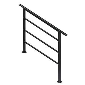 Corrimano in Ferro Battuto per Esterni per 1,4 Gradini, Dispositivo di Assistenza, Facile Installazione - Product Image 2