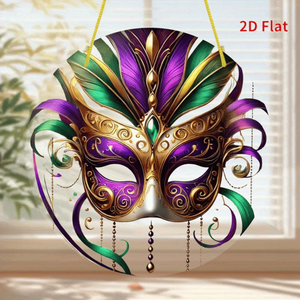 CIFbuy Ciondolo Rotondo in Acrilico Colorato, Decorazione per Casa e Giardino, Acchiappasole in Cristallo, Regalo per le Feste con TikTok per Servizio di Ritiro Temu - Product Image 1