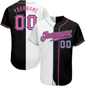 Maillot de baseball col en V grande taille pour homme, personnalisable avec nom d'équipe, séchage rapide, respirant, imprimé par sublimation, 100 % polyester, entièrement boutonné - Product Image 6