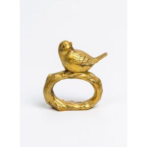 Handcrafted Gold <b>Skull</b> Hand Napkin <b>Ring</b> Halloween Party Dining Tableware Decoration - Product Image 2