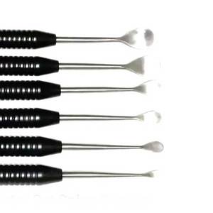 Ensemble d'élevateurs Cobb 6 pièces, instruments chirurgicaux orthopédiques noirs en acier inoxydable allemand, élévateurs osseux de précision certifiés CE - Product Image 2